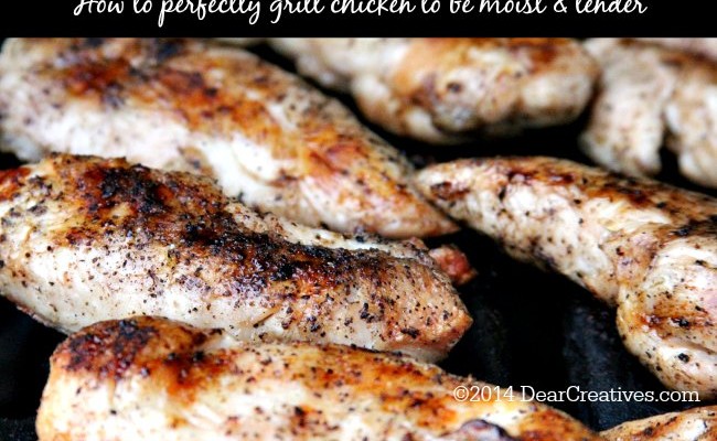 How to grill chicken_cooked chicken on a grill