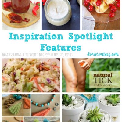 Inspiration Spotlight Linkup Party 246 Crafts, DIY, Home Decor, Recipes and More