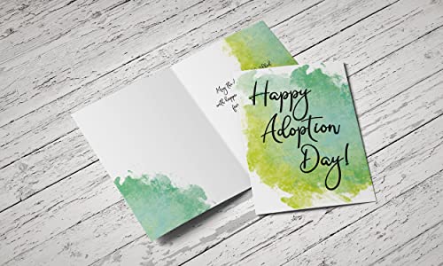 Red Door Inspirations Adoption Card, Happy Adoption Day, Includes 5x7