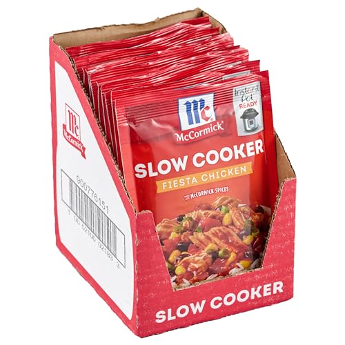McCormick Slow Cooker Fiesta Chicken Seasoning Mix, 1.5 oz (Pack