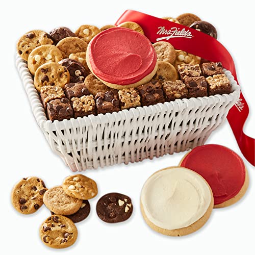 Mrs. Fields - Sweet Sampler Combo Basket, Assorted with 24