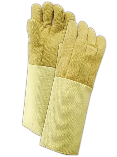 MAGID Extra-Heavyweight Norbest & Goldenbest High-Heat Gloves, 1 Pair, 18”