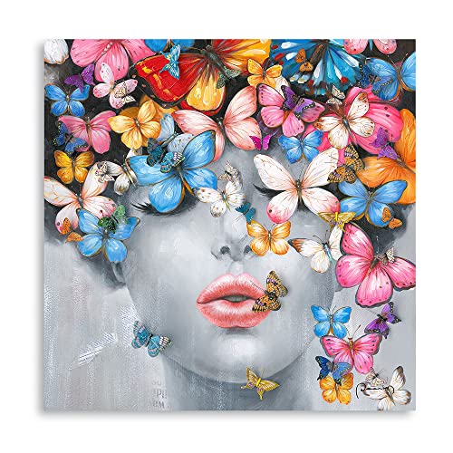 Butterfly Wall Decor Gifts for Women: Colorful Butterlies Canvas Wall