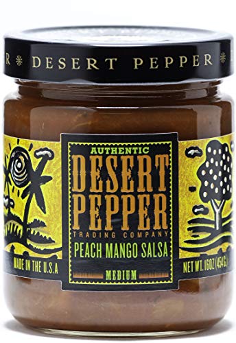 Desert Pepper Peach Mango Salsa, Medium, 16-Ounce