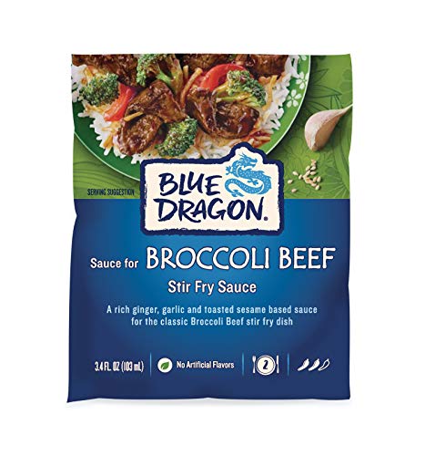 Blue Dragon Stir Fry Sauce, Broccoli Beef, 3.4 Oz (Pack