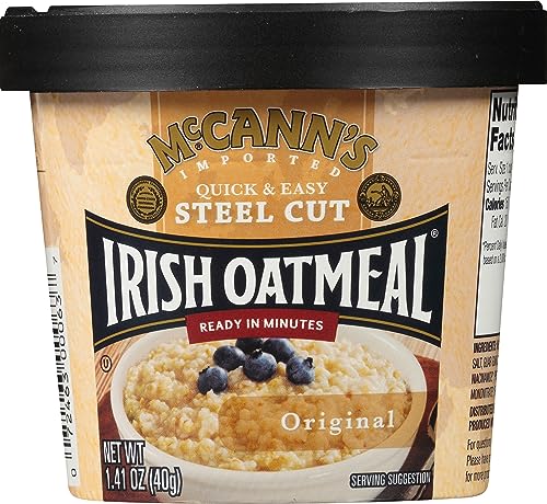 McCann's Instant Oatmeal Cup, Original, 1.4 Ounce (Pack of 12)