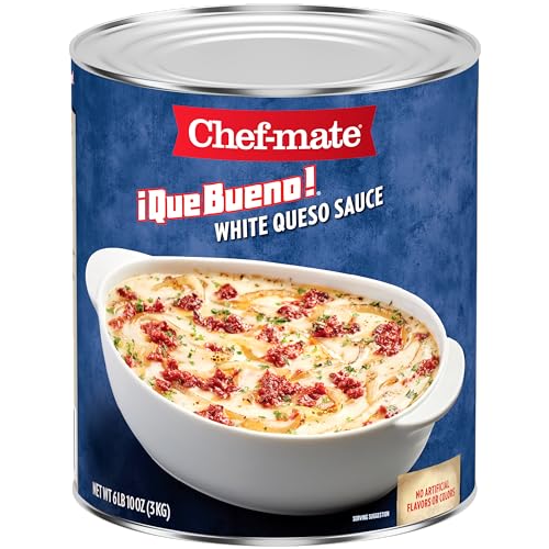 Chef-mate Que Bueno White Queso and Nacho Cheese Sauce, Canned