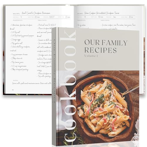 Recipe Book To Write In Your Own Recipes - Large