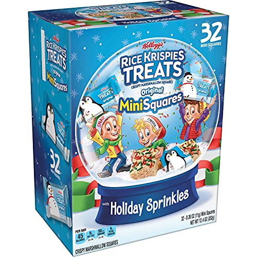 Rice Krispies Treats Mini Marshmallow Snack Bars, Holiday Treats, Kids