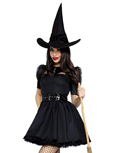 Leg Avenue 3 Piece Bewitching Witch Set with Hat-Sexy Vintage