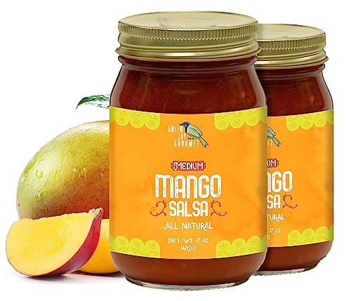 Green Jay Gourmet Mango Salsa - Mango-Flavored Fruit Salsa -
