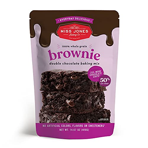 Miss Jones Baking Brownie Mix - Whole Grains, More Chocolate