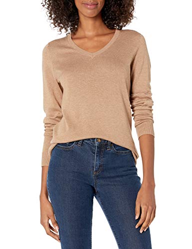 Amazon Essentials Women's Classic-Fit Lightweight Long-Sleeve V-Neck Sweater (Available in
