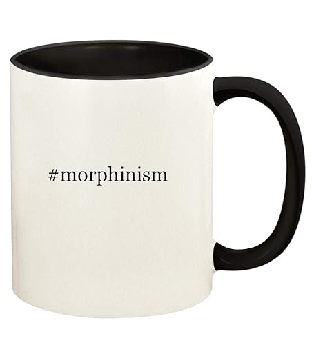 #morphinism - 11oz Hashtag Ceramic Colored Handle and Inside Coffee
