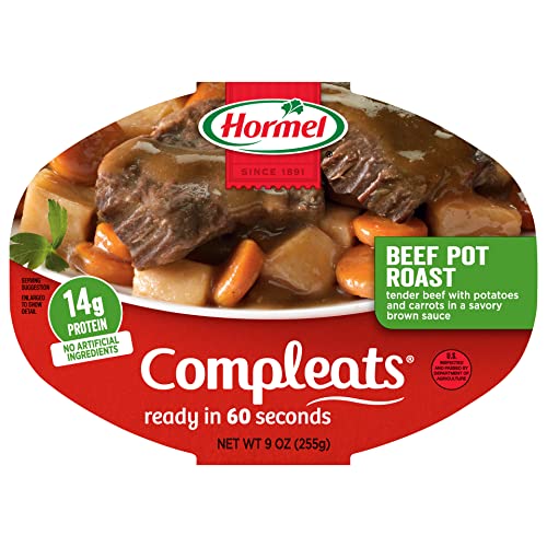 HORMEL COMPLEATS Beef Pot Roast Microwave Tray, 9 Ounce (Pack