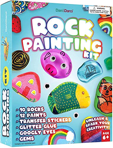 Rock Painting Kit for Kids - Arts and Crafts for
