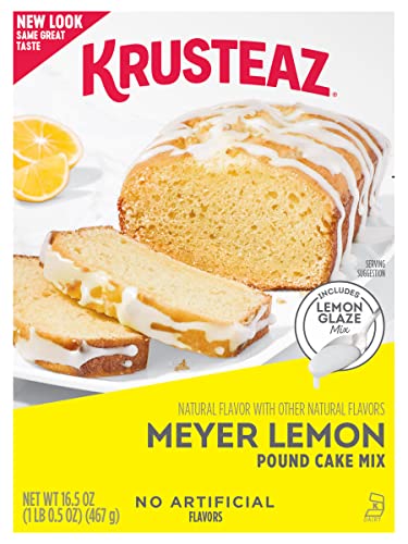 Krusteaz Meyer Lemon Pound Cake Mix with Lemon Glaze (16.5