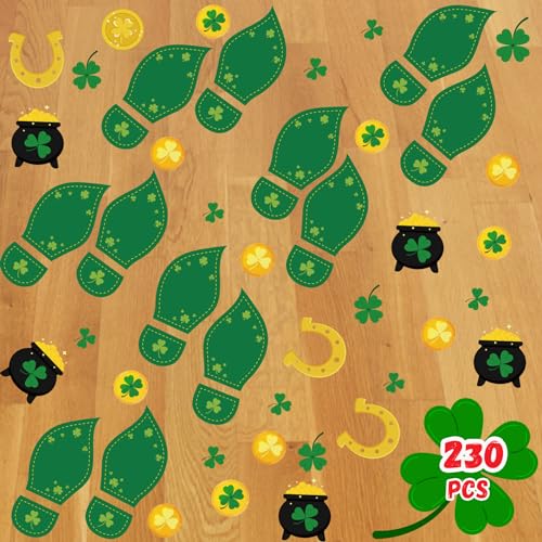 Leprechaun Trap Leprechaun Footprint Stickers St Patrick's Day Floor Stickers