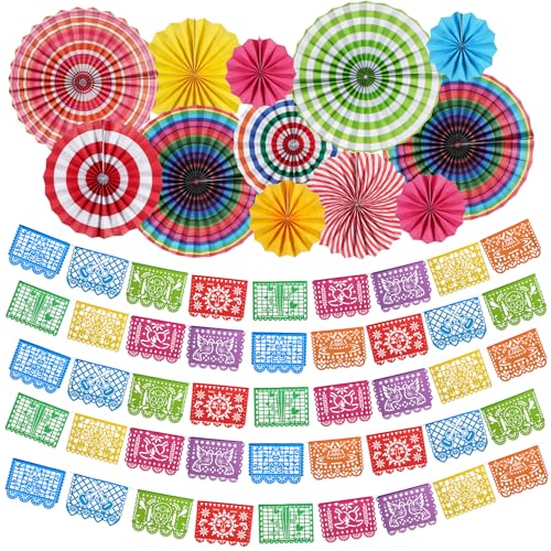 CILXGQLN 5 Packs Fiesta Party Decorations Mexican Party Banner, Cinco