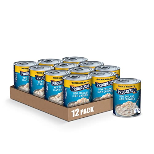 Progresso New England Clam Chowder Soup, Rich & Hearty Canned
