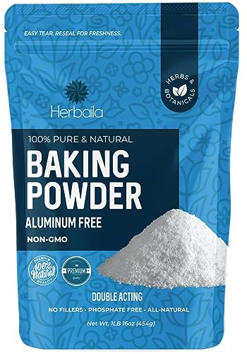 Baking Powder Aluminum Free 1lbs. Double Acting, Baking Powder For