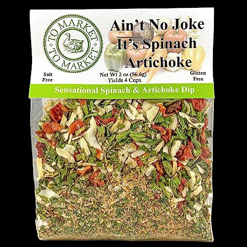 To Market Ain't No Joke, It's Spinach Artichoke, Sensational Spinach