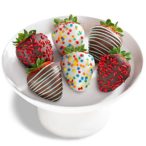 6 Happy Birthday Chocolate Covered Strawberries