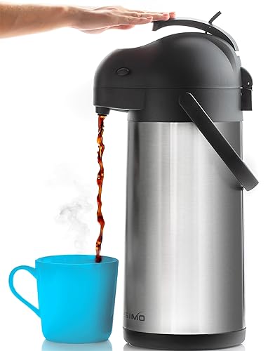 Coffee Carafe with Pump - 101oz / 3L Airpot 24