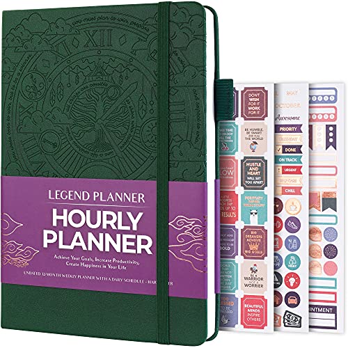 Legend Planner Hourly Schedule Edition – Deluxe Weekly & Daily