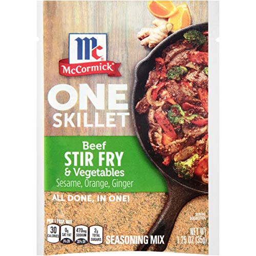 McCormick One Skillet Beef Stir Fry & Vegetables Seasoning Mix,