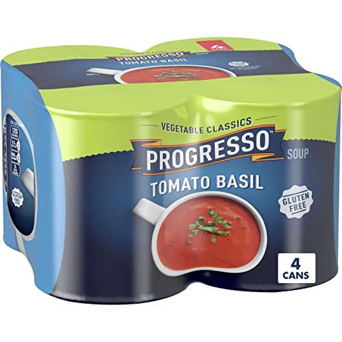 Progresso Tomato Basil Soup, Vegetable Classics Canned Soup, Gluten Free