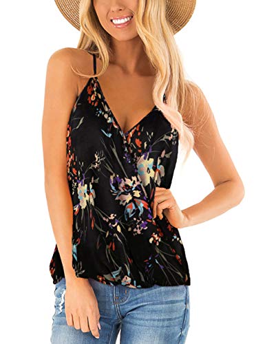 Tank Tops for Women Floral Summer Shirts Loose Casual Cami