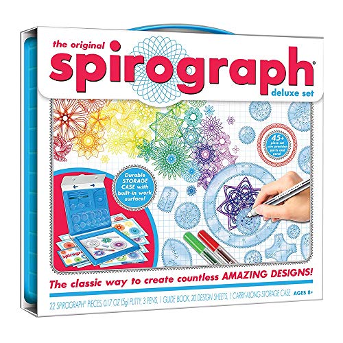 Spirograph — Deluxe Set — Spiral Art Drawing Kit —