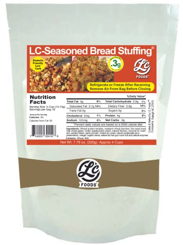 LC Foods Seasoned Bread Stuffing | High Protein and Fiber