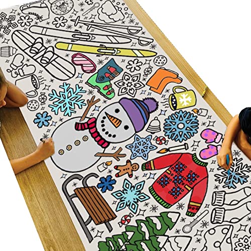 Tiny Expressions Giant Winter Activity Poster for Families - 30