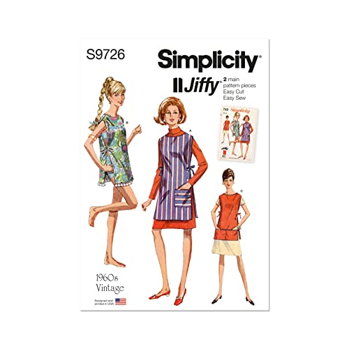 Simplicity Easy Misses' Vintage Apron or Beach Cover-up Sewing Pattern