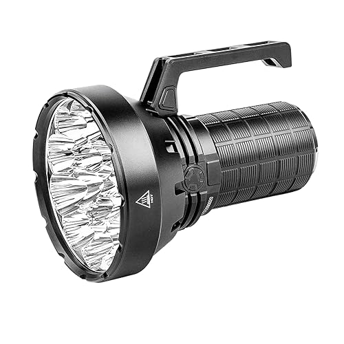 IMALENT SR16 Rechargeable Flashlight 55000 Lumens Super Bright Led Flashlight,