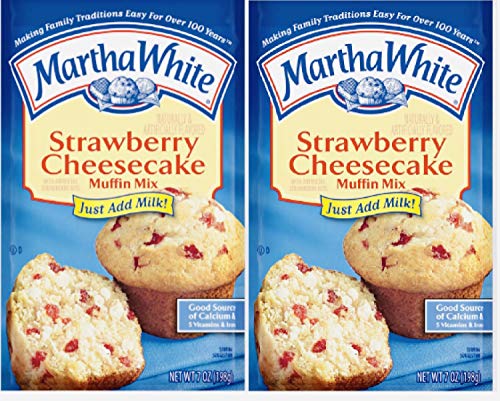 The Marvelous Martha White Muffin Mix (Strawberry Cheesecake)