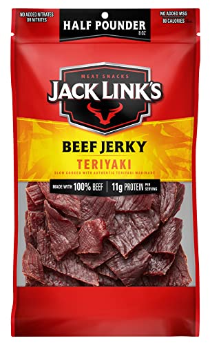 Jack Link's Beef Jerky, Teriyaki, ½ Pounder Bag - Flavorful