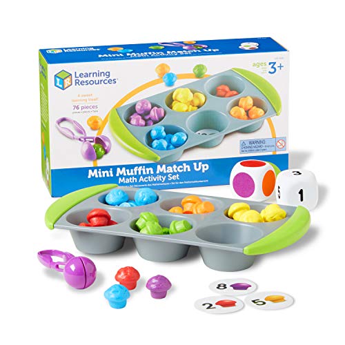Learning Resources Mini Muffin Match Math Activity Set - 76
