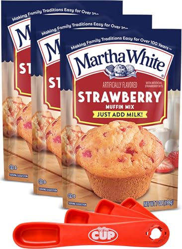 Martha White Strawberry Muffin Mix, 7 oz (Pack of 3)