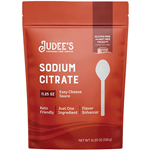 Judee’s Sodium Citrate - 11.25 oz - Keto-Friendly, Gluten-Free and