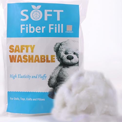 100g Polyfill Stuffing, Stuffing for Stuffed Animals, High Resilience Stuffing