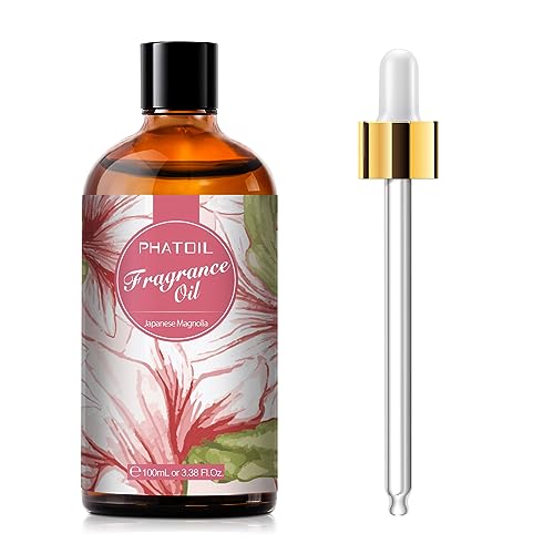 PHATOIL 3.38FL.OZ Japanese Magnolia Fragrance Oils for Aromatherapy, Essential Oils