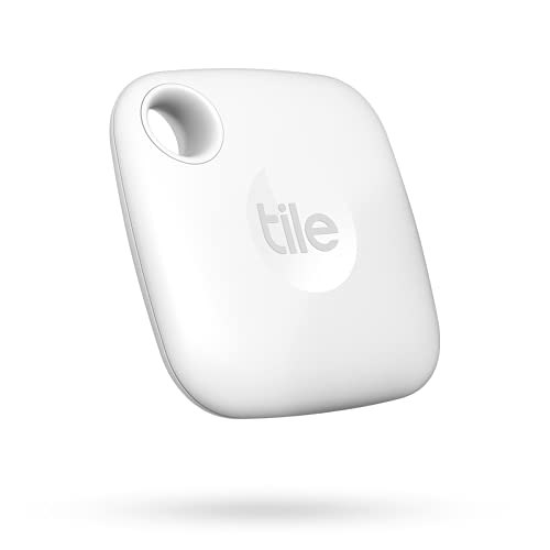 Tile Mate 1-Pack, White. Bluetooth Tracker, Keys Finder and Item