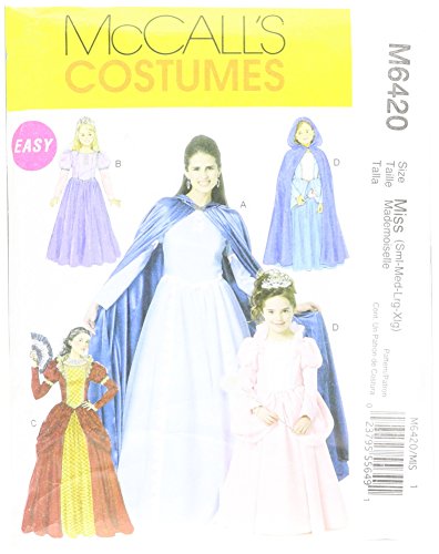 McCall's M6420 Women's Fairy Tale Princess Dress Halloween Costume Sewing