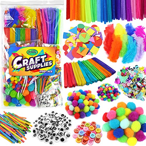 Arts & Crafts Supplies Kits & Materials Set for Kids,