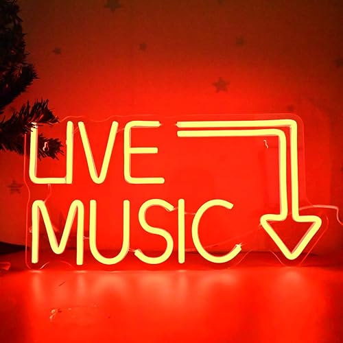 Music Live Led Neon Signs - Handcrafted Led Signs 17