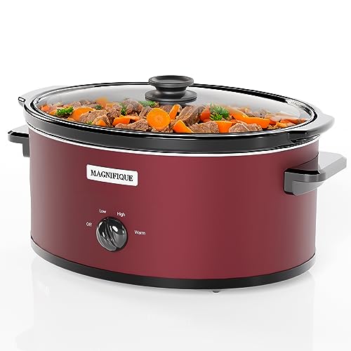 [NEW] MAGNIFIQUE Oval Manual Slow Cooker with Keep Warm Setting