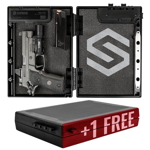STOPBOX PRO - Quick Access Handgun Lock Box for Pistol